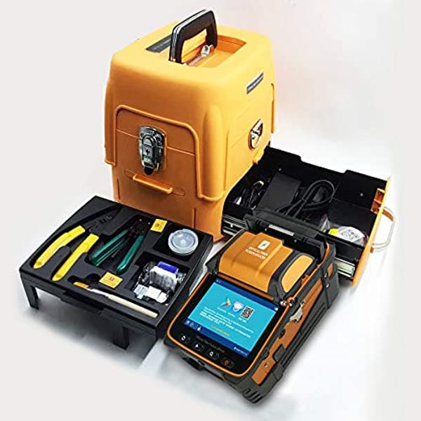 D Yedemc Sm & Mm Automático De Fibra Óptica Inteligente Fusion Splicer Fiber Welding Machine De Empalme Ai-9 & Fiber Cleaver Kit ...