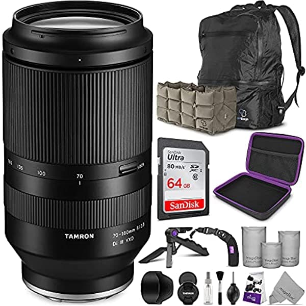 Tamron Lente Vxd De 2.756-7.087 In F/2.8 Di Iii Para Sony E Con Altura Photo Advanced Accesorio Y Paquete De Viaje Tamron 70-180mm f/2.8