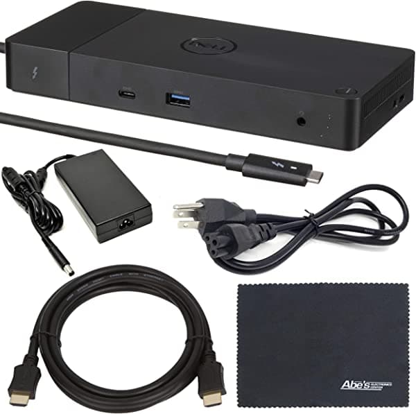 Estación De Acoplamiento Thunderbolt Dell Wd19Tb Con Adaptador De Corriente Ca De 180 W (Entrega De Alimentación De 130 W) + Paquete De Inicio Aom DELLWD19TBJK
