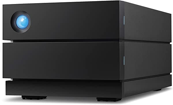 Lacie 2Big Raid - Disco Duro Externo De 8 Tb - Usb-C Unidades De Clase Empresarial De 7200 Rpm Para Computadora De Escritorio Mac Y Pc Servicios De Rescate (Sthj8000800)