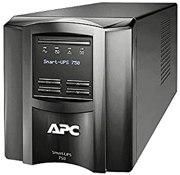 Apc Smart-Ups 750Va Ups Batería De Reserva Con Salida De Onda Sinusoidal Pura (Smt750) Negro
