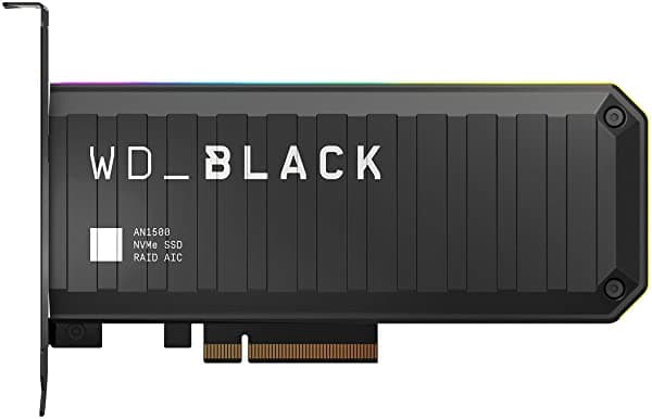 Wd_Black Tarjeta Adicional Ssd De Estado Sólido An1500 Nvme De 4 Tb - Gen3 Pcie Hasta 6500 Mb/S - Wds400T1X0L
