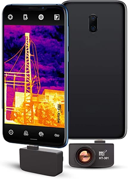 384 X 288 Resolución Ir Infrarroja Imágenes Térmicas Camara Yroid Micro Usb O Usb-C Smartphone 25 Hz Hti-Xintai Termal Imaging Camara HTI-301