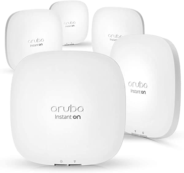 Aruba Instant On AP22 (R4W01A) | Paquete de 5 | Wi-Fi 6 802.11AX Dual Band Access Point Inalámbrico | Modelo de Estados Unidos | Fuente de Alimentación No Incluida