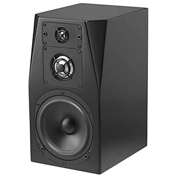Nht C Series C-3 Premium Home Theater - Altavoz De Estantería De 3 Vías Sonido Limpio De Alta Resolución Caja Sellada Controladores De Aluminio Unidad Única Color Negro Brillante N-C 3 Black