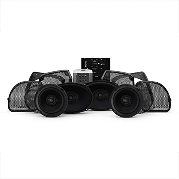 Rockford Fosgate Hd14Rgsg-Stage3 - Kit De Cuatro Altavoces Y Amplificador Para Harley-Davidson Road Glide Y Street Glide De 2014