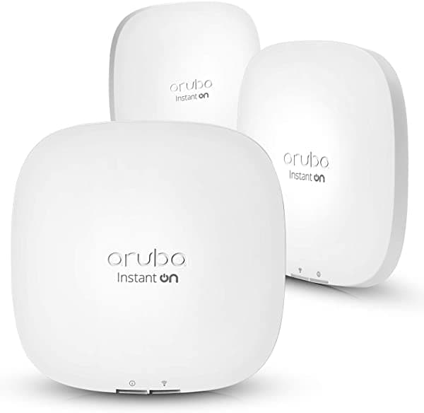 Aruba Instant On AP22 (R4W01A) | Paquete de 3 | Wi-Fi 6 802.11AX Dual Band Access Point Inalámbrico | Modelo de Estados Unidos | Fuente de Alimentación No Incluida