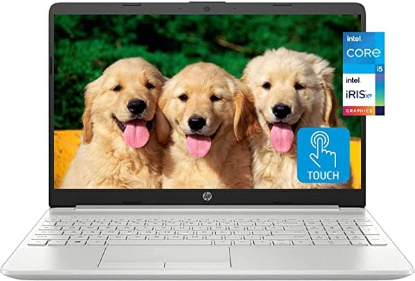 Portátil Hp 15 Business 2021 Pantalla Táctil Hd De 15.6 Pulgadas Procesador Intel Core I5-1135G7 De 11ª Generación Gráficos Intel Iris Xe Windows 10 Home Teclado Retroiluminado Plateado Alfombrilla De Ratón Kke (16 Gb De Ram | 1 Tb Ssd) Essential