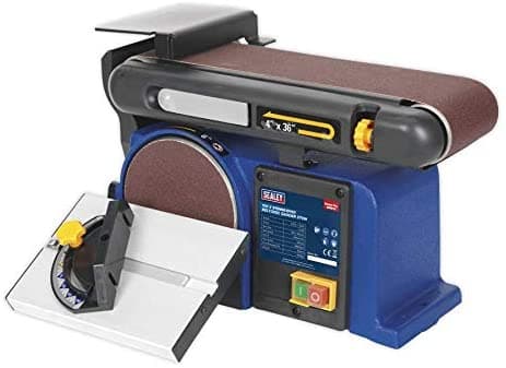 Sealey Sm914 - Lijadora De Cinta Y Disco (3.937 X 36.024 In 5.906 In De Diámetro 370 W 230 V)