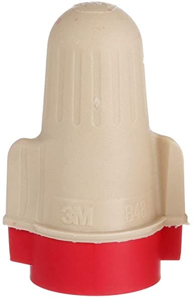 3M Performance Plus - Conector De Alambre Flexible 22-8 Awg Color Marrón Y Rojo (T/R+) Barril De 25000