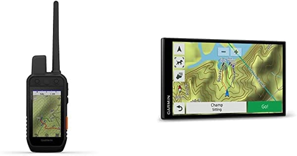 Garmin Alpha 200i - Rastreador de Perros de Mano con Tecnología inReach Pantalla Táctil de 3.6 Pulgadas Legible a la Luz Solar (010-02230-50) y DriveTrack 71 - Rastreador de Perros en el Vehículo y Navegador GPS 010-01982-00