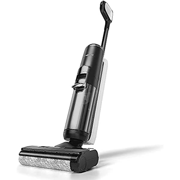 Tineco Floor One S5 - Aspiradora Inteligente Inalámbrica Y Trapeador Para Suelos Duros Pantalla Digital Largo Tiempo De Funcionamiento Ideal Para Lo Desordenado Pegajoso Y Pelo De Mascotas Diseño Que Ahorra Espacio.