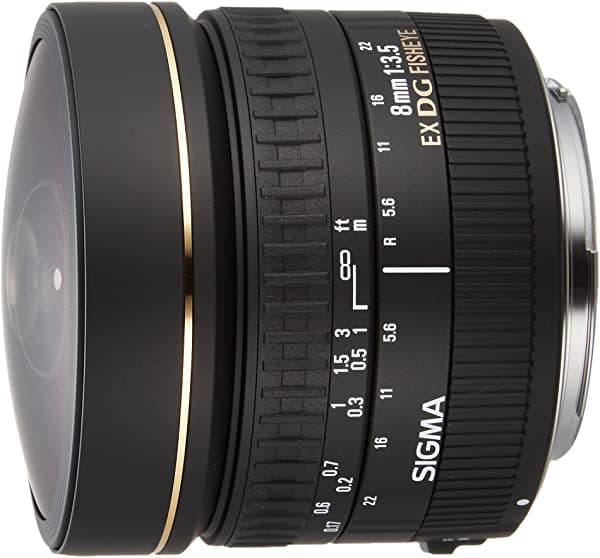 Sigma Lente Circular De Ojo De Pez De 0.315 In F/3.5 Ex Dg Para Cámaras Canon Slr 485101