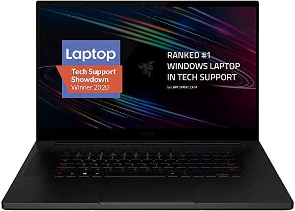 Razer Blade Pro 17 Laptop Para Juegos 2020 Intel Core I7-10875H De 8 Núcleos Nvidia Geforce Rtx 2080 Super 17.3" 4K 120Hz 16Gb Ram Ssd De 1Tb Cnc Chroma Rgb Thunderbolt 3 Lector De Tarjetas Sd Listo Para Creadores RZ09-03295E63-R3U1