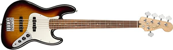 Fender Player Jazz Bass V Bajo Eléctrico - Pau Ferro Diapasón - 3-Color Sunburst 149953500