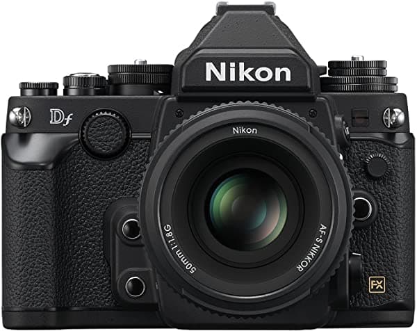Nikon Df 16.2 MP CMOS FX-Format Cámara DSLR Digital con Enfoque Automático AF-S Nikkor 50mm f/1.8G Edición Especial Lente Fija Negra 1527