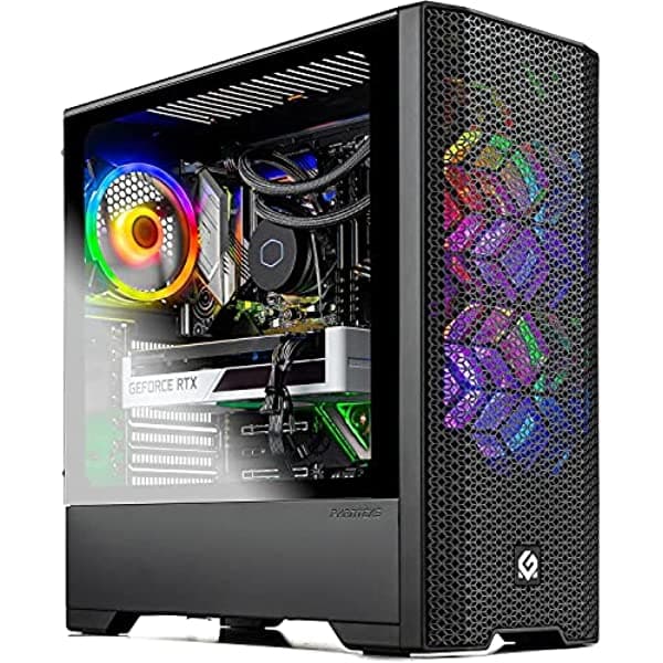 Skytech Gaming Skytechblaze 3.0 - Computadora De Escritorio Para Juegos - Intel Core I7 11700F 2.5 Ghz Rtx 3060 Ti Ssd Nvme De 1 Tb Ddr4 3200 Fuente De Alimentación Dorada De 600 W Ac Wi-Fi Windows 10 Home De 64 Bits ST-BLAZE3B-0310-AM