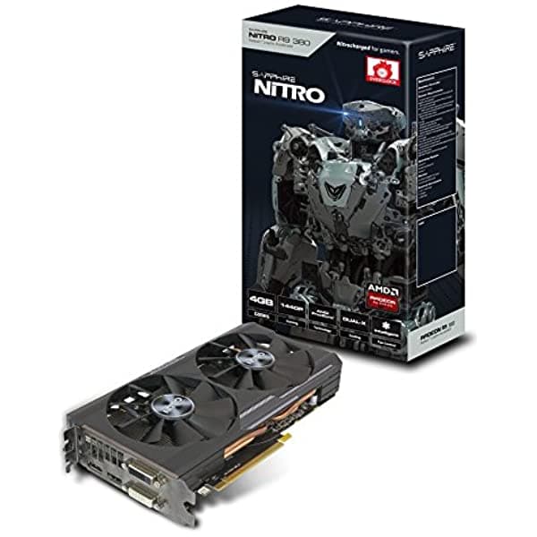 Sapphire Radeon Nitro R9 380 - Tarjeta Gráfica Dl-Dvi-I/Dl-Dvi-D/Hdmi/Dp Dual-X Oc (4 Gb) 11242-13-20G