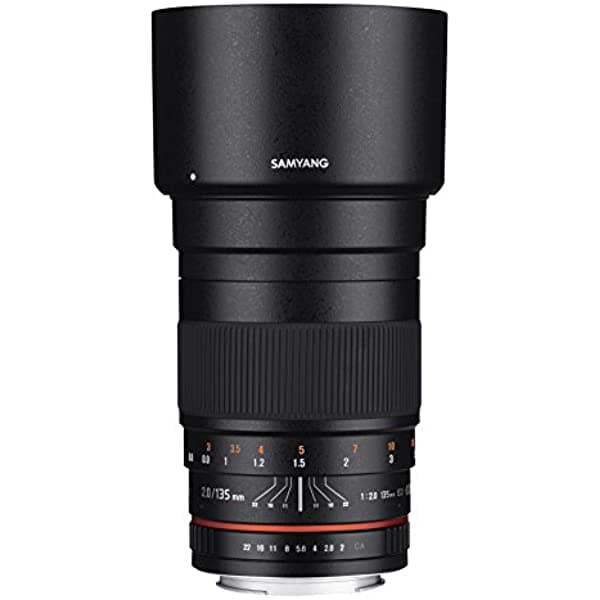 Objetivo Samyang 5.3 Pulgadas. F2.0 Ed Umc De Lente Fija SY135M-N