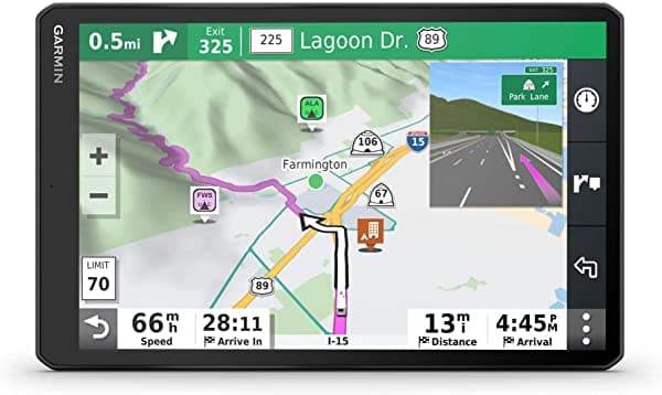 Garmin Rv 1090 Navegador Rv De 10 Pulgadas Pantalla De Borde A Borde Enrutamiento Personalizado Para El Tamaño Y El Peso De Tu Caravana/Remolque 010-02425-05