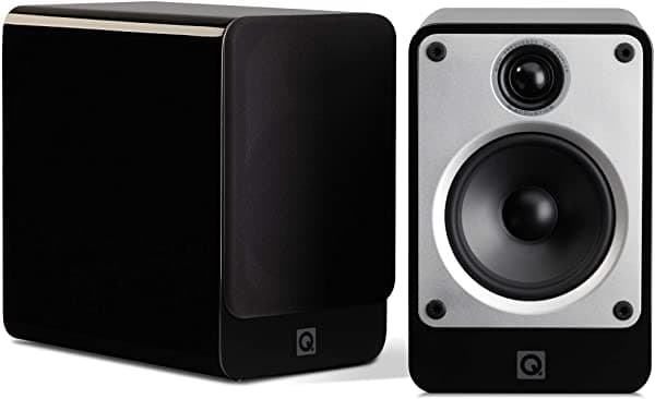 Q Acoustics Concept 20 - Par De Altavoces Compactos Para Estantería (Negro) QA2620
