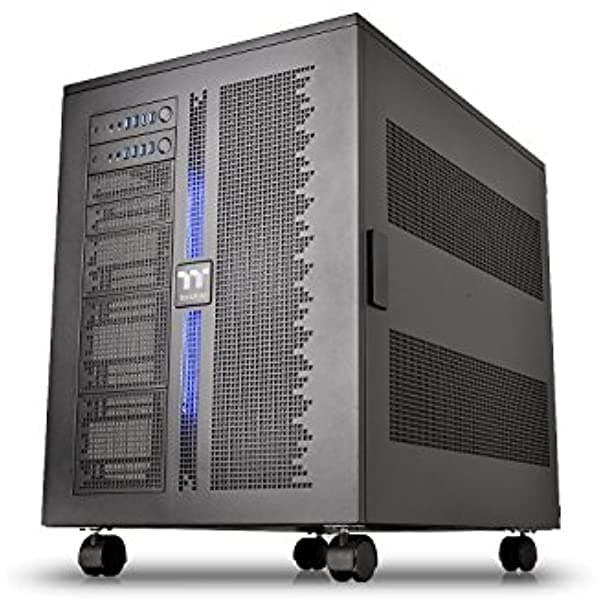 Thermaltake Core W200 Dual Sistema Capable Extreme Water Cooling Xl-Atx Totalmente Modular/Desmantelar Apilable Tt Certified Super Tower Funda Para Computadora Ca-1F5-00F1Wn-00 Negro