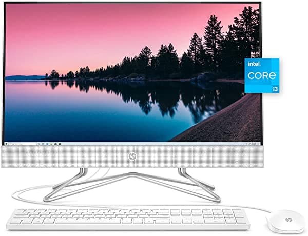 Hp Pc De Escritorio Todo En Uno Procesador Intel Core I3-1115G4 De 11ª Generación 8 Gb De Ram 512 Gb De Almacenamiento Ssd Pantalla Full Hd De 23.8 Pulgadas Windows 10 Home Listo Para Trabajo Remoto Mouse Y Teclado (24-Dp1250 2021) 24-df1250