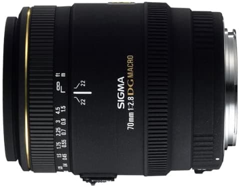 Sigma 70 Mm F/2.8 Ex Dg Macro Lente Cámaras Digitales Nikon Slr Negro