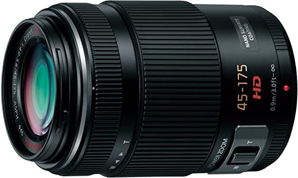 Panasonic Lumix G X Vario Pz 45 - 175 Mm/F4.0 - 5.6 Asph./Power O.I.S. | H-Ps45175 Negro - Versión Internacional (No De Garantía) H-PS45175-K