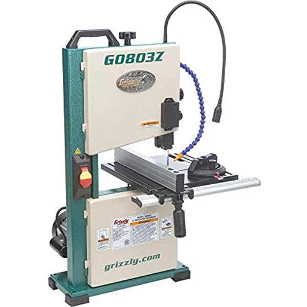 Grizzly Industrial G0803Z - Sierra De Cinta De Mesa De 9.0 In Con Guía Láser
