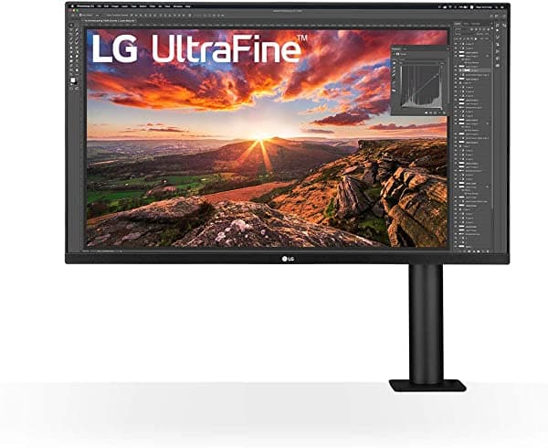Lg 32Bn88U-B - Monitor Ergo Ips Uhd 4K Ultrafine (3840X2160) Con Soporte Ergonómico Y Abrazadera C Usb Type-C Dci-P3 95% (Tipo) Hdr10 Y Amd Freesync Color Negro