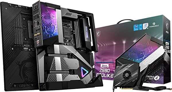 Msi Meg Z590 Godlike - Placa Base Para Juegos (E-Atx Intel Core De 11ª/10ª Generación Enchufe Lga 1200 Ddr4 Pcie 4 Sli/Cfx Ranuras M.2 Thunderbolt Wi-Fi 6E Luz Mística Rgb)