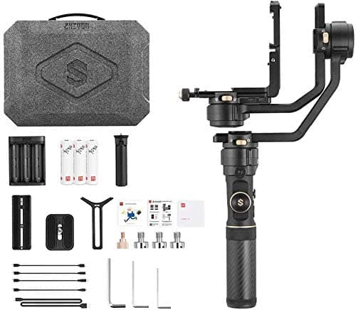 Zhiyun Crane 2 2017 Follow Focus De 3 Ejes Estabilizador Manual De Cardán 7Lb De Pesaje Pantalla Oled18Hrs Tiempo De Funcionamiento Ajuste Para Cámara En 1 Minuto Sin Herramientas Para Cámara De 11 Lb. A 7 Lb. Crane-2 with PERGEAR Accessories
