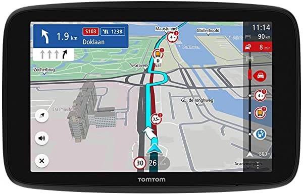 Tomtom Truck Sat Nav Go Expert Pantalla Hd De 7 Pulgadas Con Enrutamiento De Vehículos Grandes Y Poi Congestión De Tráfico Gracias A Tomtom Traffic Mapas Del Mundo Advertencias De Restricción En Vivo Actualizaciones Rápidas A Través De Wifi GO Expert 7"