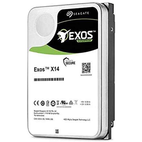 Seagate Exos X14 St12000Nm0008 - Disco Duro De 12 Tb - Formato 512E/4Kn - Sata (Sata/600) - Unidad De 3.5' - Interno