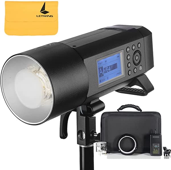Godox Ad400 Pro Ad400Pro - Flash Todo En Uno Para Exteriores 400 W Luz Estroboscópica Ttl 1/8000 Hss Flash Lámpara De Modelado Led De 30 W 380 Pops De Potencia Completa Temperatura De Color Estable Godox2020040701