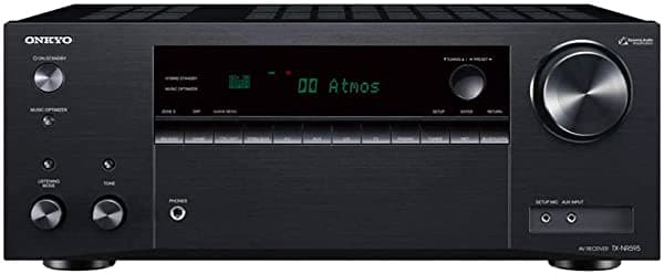 Onkyo Tx-Nr595 - Receptor De Audio Y Video Inteligente Para El Hogar Compatible Con Sonos Y Dolby Atmos Habilitado 4K Ultra Hd Y Airplay 2 (Modelo 2019) Color Negro