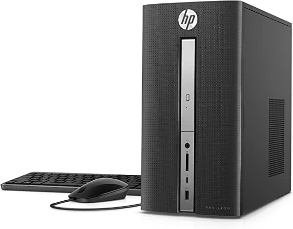 Hp Pavilion 570-P010 Computadora De Escritorio Con Intel Core I3-7100 8 Gigabytes De Memoria Ram Con Disco Duro De 1 Terabyte Windows 10 Color Negro. 570-p020