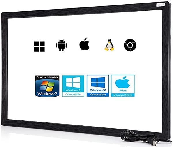 Chengying Marco Táctil Infrarrojo Multitáctil De 70 Pulgadas De 10 Puntos - Panel Táctil Ir - Superposición Táctil Infrarroja De 70 Pulgadas - Interfaz Usb - Compatible Con Hid CYS-70-p10