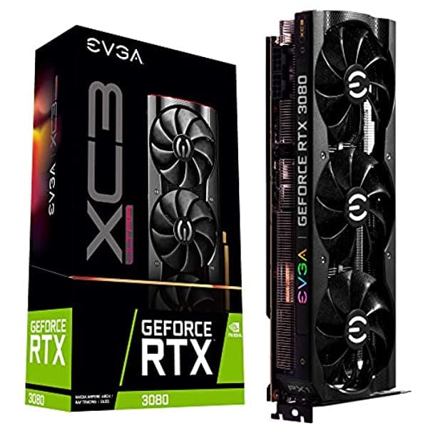 Evga 10G-P5-3885-Kr Geforce Rtx 3080 Xc3 Ultra Gaming 10Gb Gddr6X Icx3 Cooling Argb Led Placa Trasera De Metal