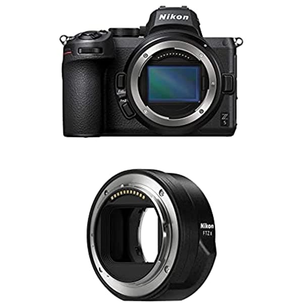 Nikon Z 5 Cuerpo De Cámara Negro Con Adaptador De Montaje Nikon Ftz Ii