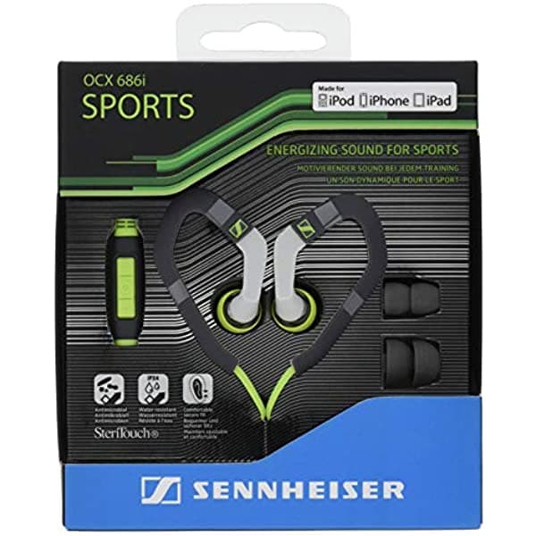 Sennheiser Ocx 686I Deportes Auriculares In-Ear Color Verde/Gris FBA_OCX 686i