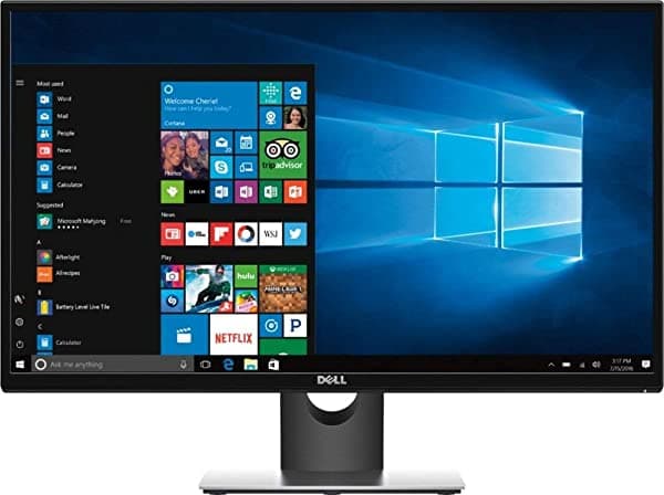 Dell Monitor Led Ips De 27 Pulgadas Con Pantalla Ancha Full Hd Freesync Antirreflejos Resolución 1920 X 1080 A 75 Hz Hdmi Vga Color Negro Piano
