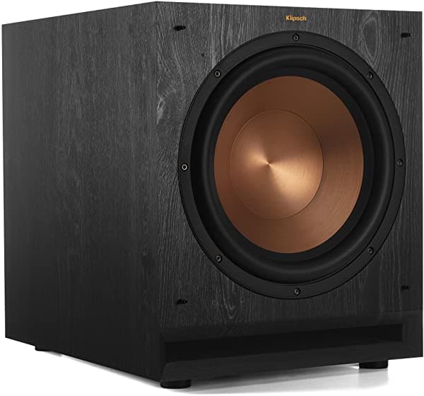 Klipsch SPL-120 Subwoofer Amplificado 12 Pulgadas, Negro - Bajo Profundo y Potente para Home Theater y Música