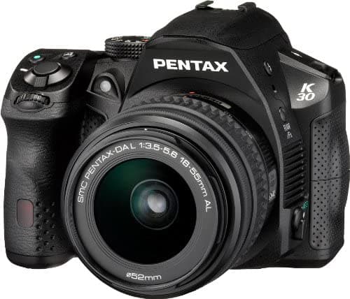 Pentax K-30 Sellado A La Intemperie 16 Mp Cmos Digital Slr Con Lente De 0.709-2.165 In (Negro) K-30 lens kit Black w DA L 18-55