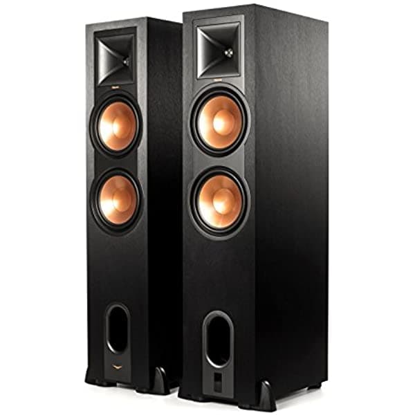 Klipsch R-28Pf - Altavoz De Pie Para Suelo (2 Unidades) Color Negro