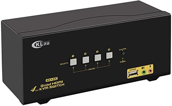 CKLau Conmutador Kvm De Varios Monitores CKLau-944Hua
