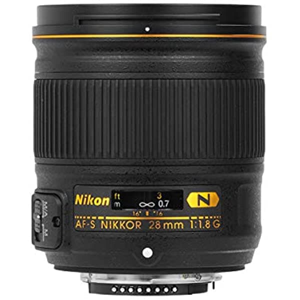 Nikon Af Fx Nikkor 1.102 In F/1.8G Lente Compacta Gran Angular Prime Con Enfoque Automático Para Cámaras Dslr Nikon 2203