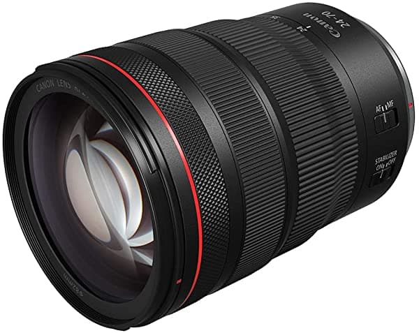 Canon RF24-70mm F2.8 L IS USM - Lente Zoom Estándar, Compatible con Cámaras Sin Espejo EOS R, Negro (3680C005) 3680C002