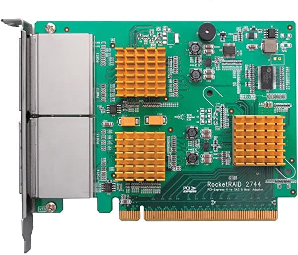 Highpoint Rocketraid 2744 Controlador Pci-Express 2.0 X16 Sas/Sata Raid De 16 Puertos
